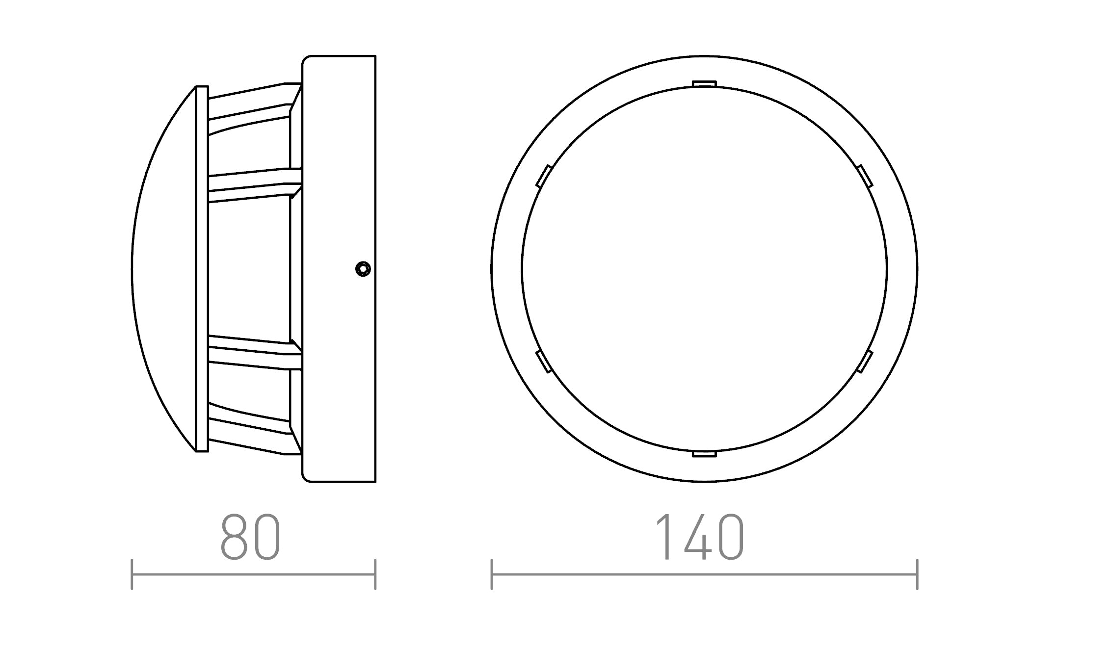 FAROS exterior lámpara - Product sketch