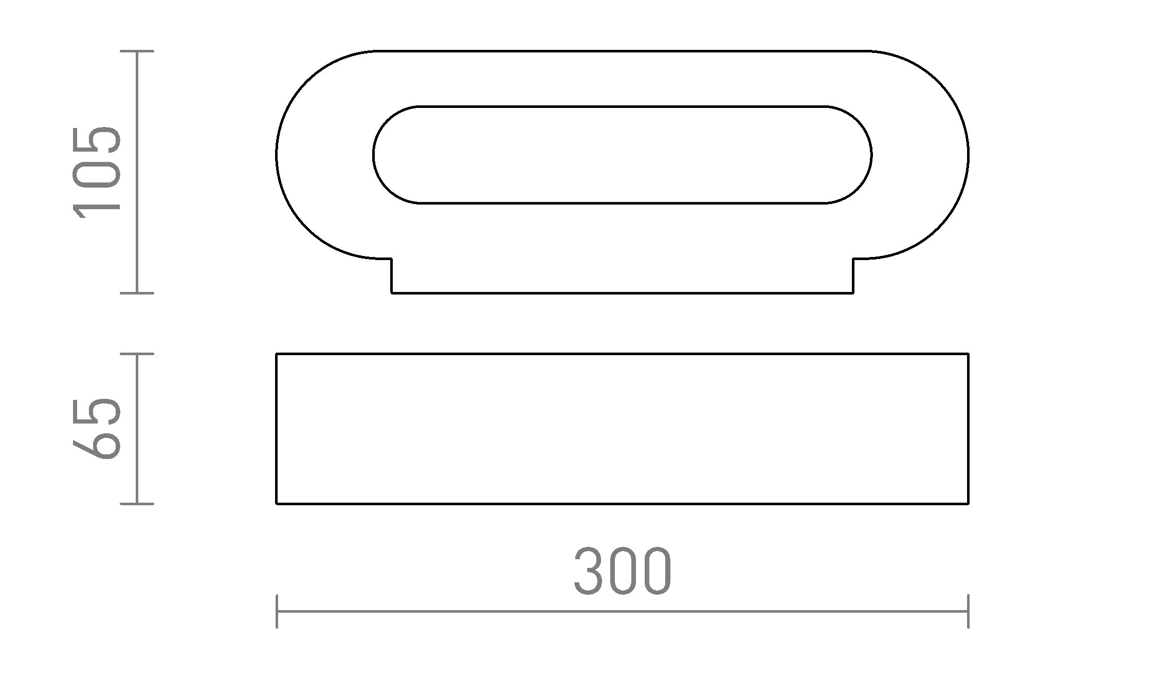 COWLEY wandlamp lamp - Product sketch