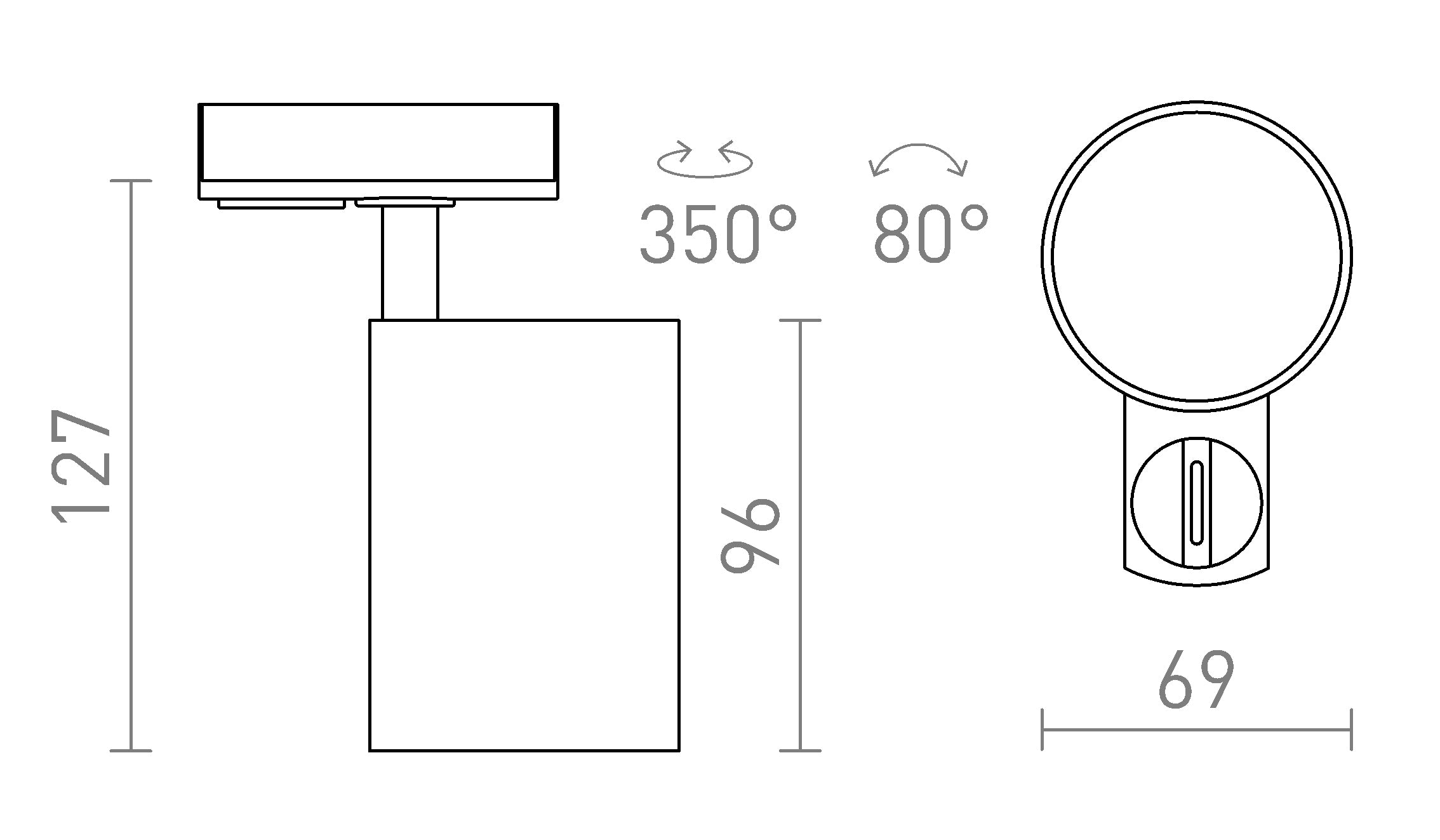 CONNOR za 1F tirni sistem - Product sketch