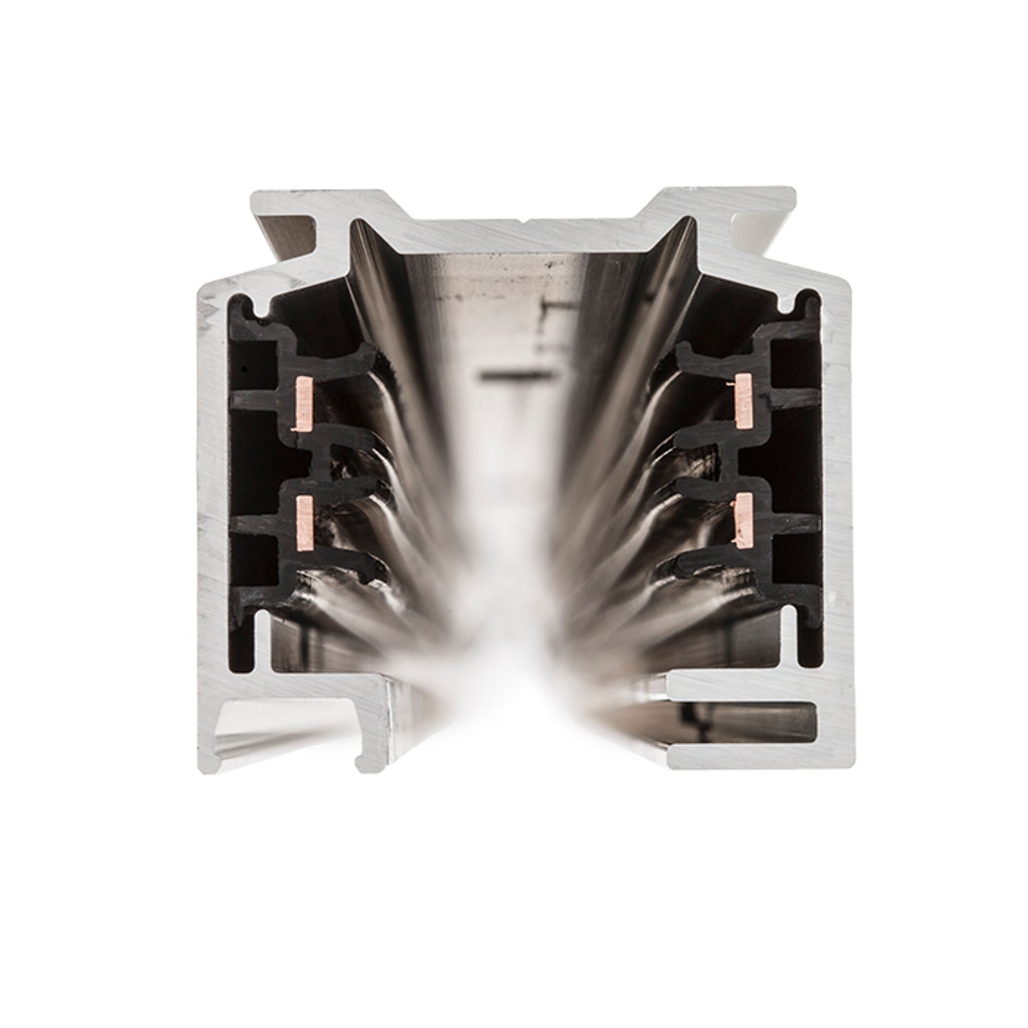 RENDL 3-circuit track system EUTRAC 2m 3-circuit track silver grey 230V R11302 5