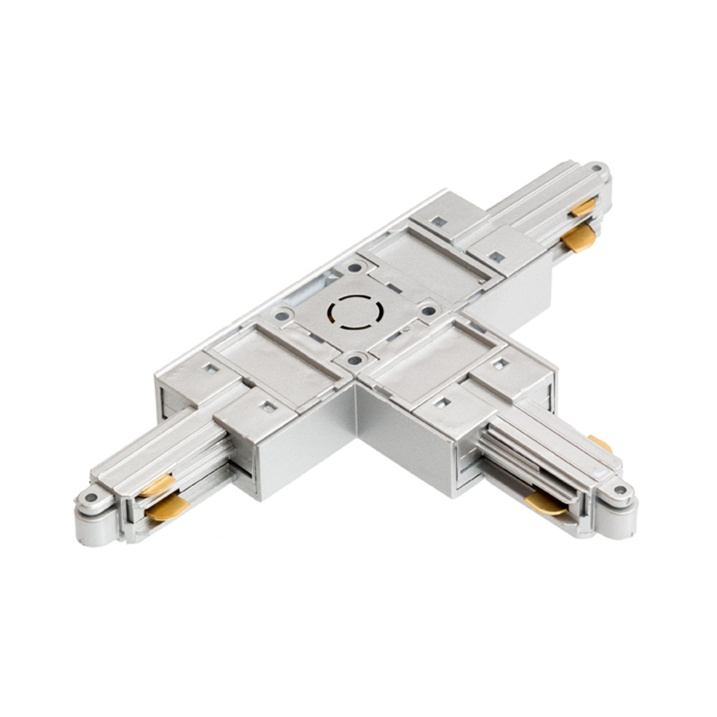 RENDL 1-circuit track system 1F T connector, polarity left silver grey 230V R12274 2