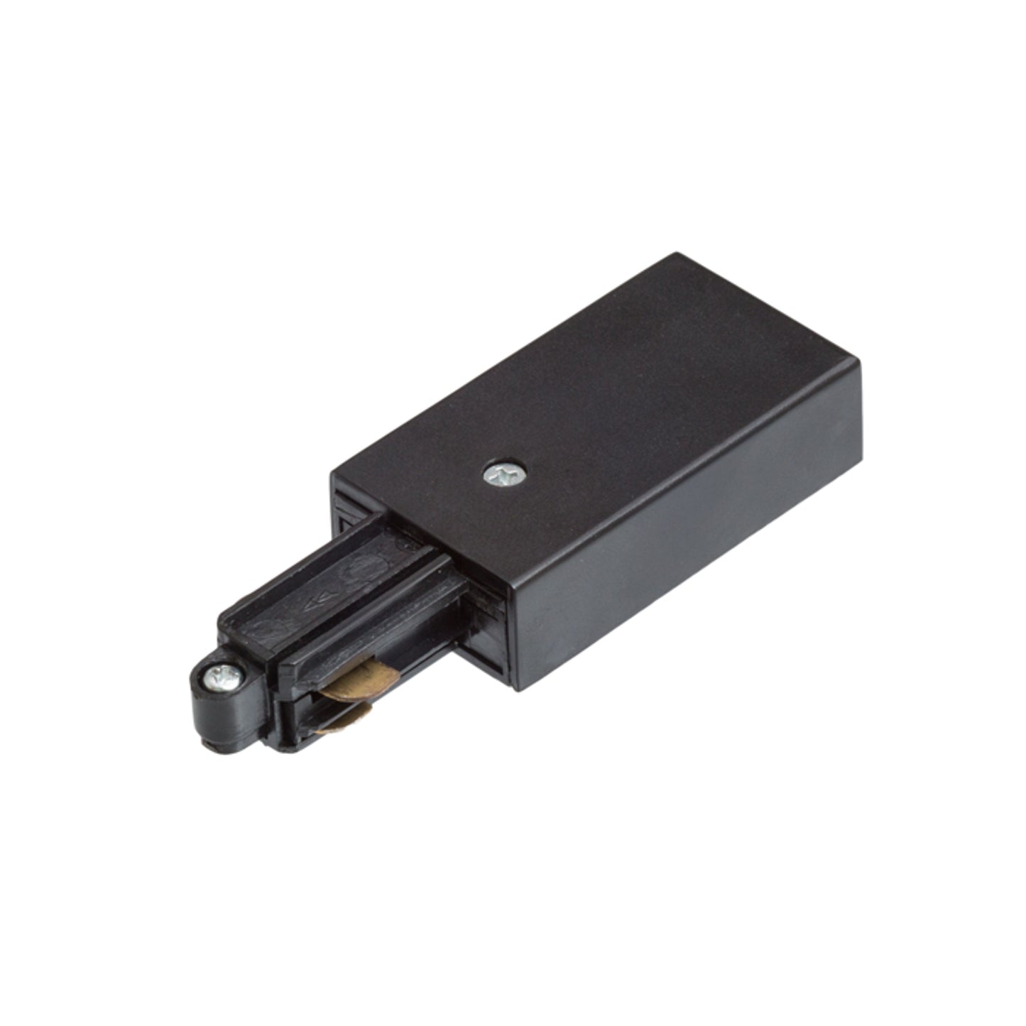 RENDL 1-circuit track system 1F feed-in, polarity left black 230V R12285 2