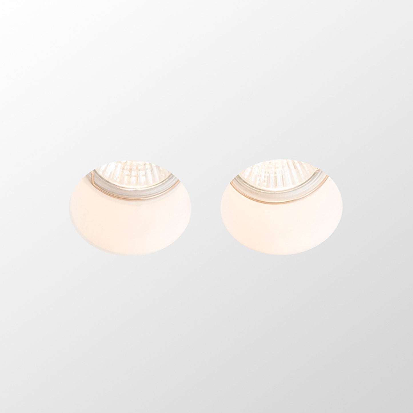 RENDL recessed light QUO R II recessed plaster 230V LED GU10 2x8W R12900 2