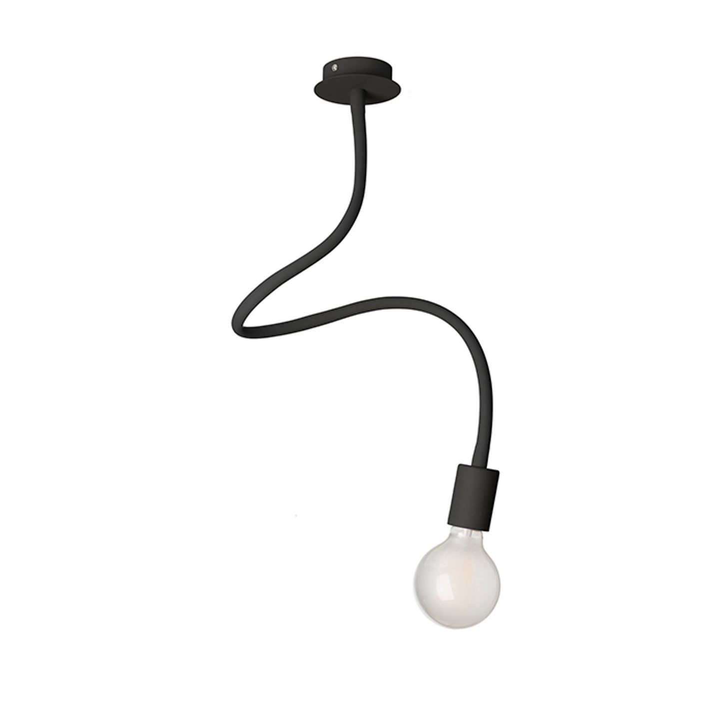 RENDL pendant lamp LOYD E27 I ceiling black 230V LED E27 15W R12934 1