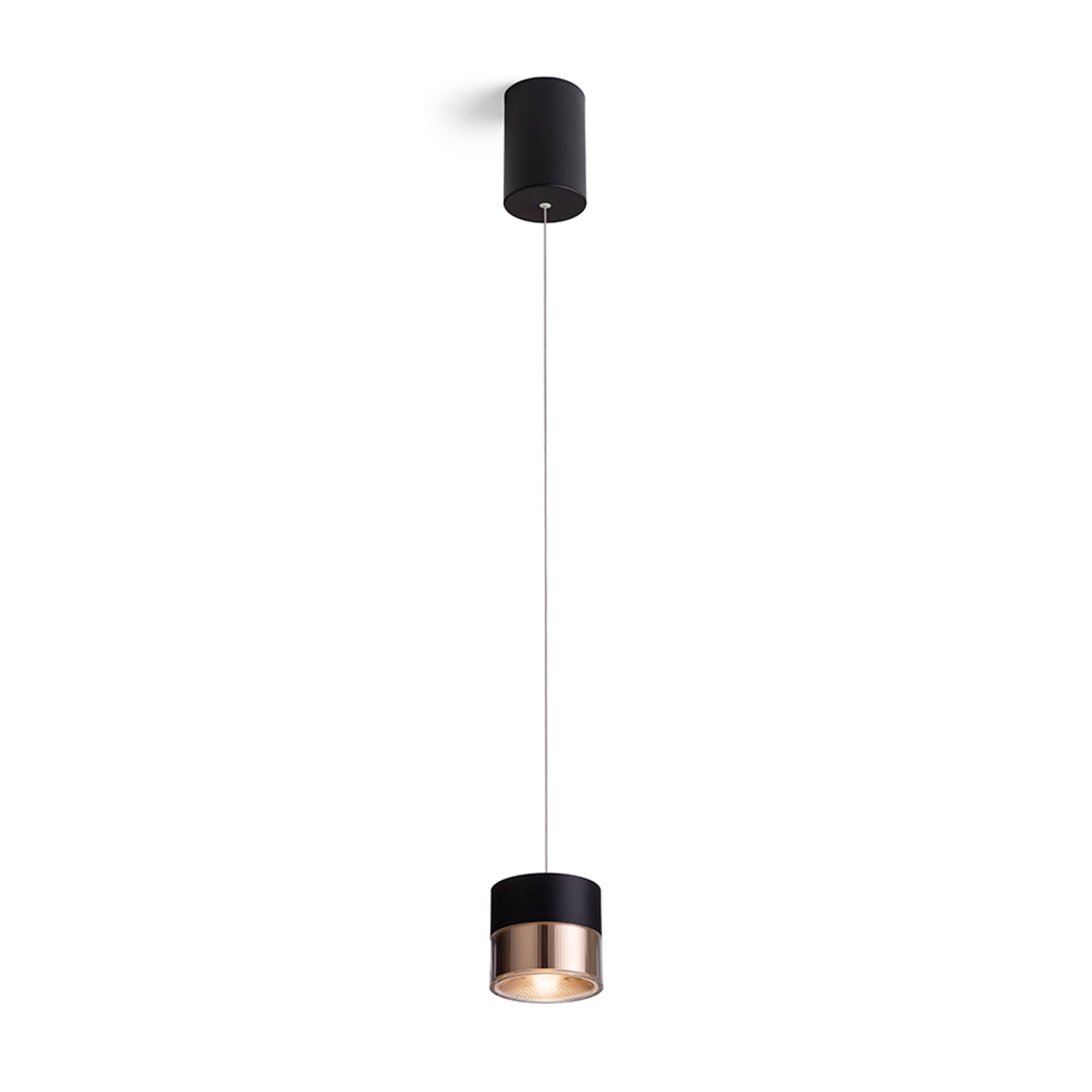 RENDL pendant lamp JUNIPER height adjustable pendant black/gold 230V LED 15W 30° 3000K R14219 1