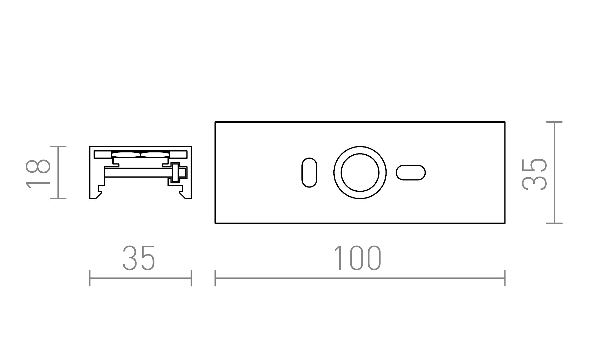 EUTRAC KOPPELSTUK - Product sketch