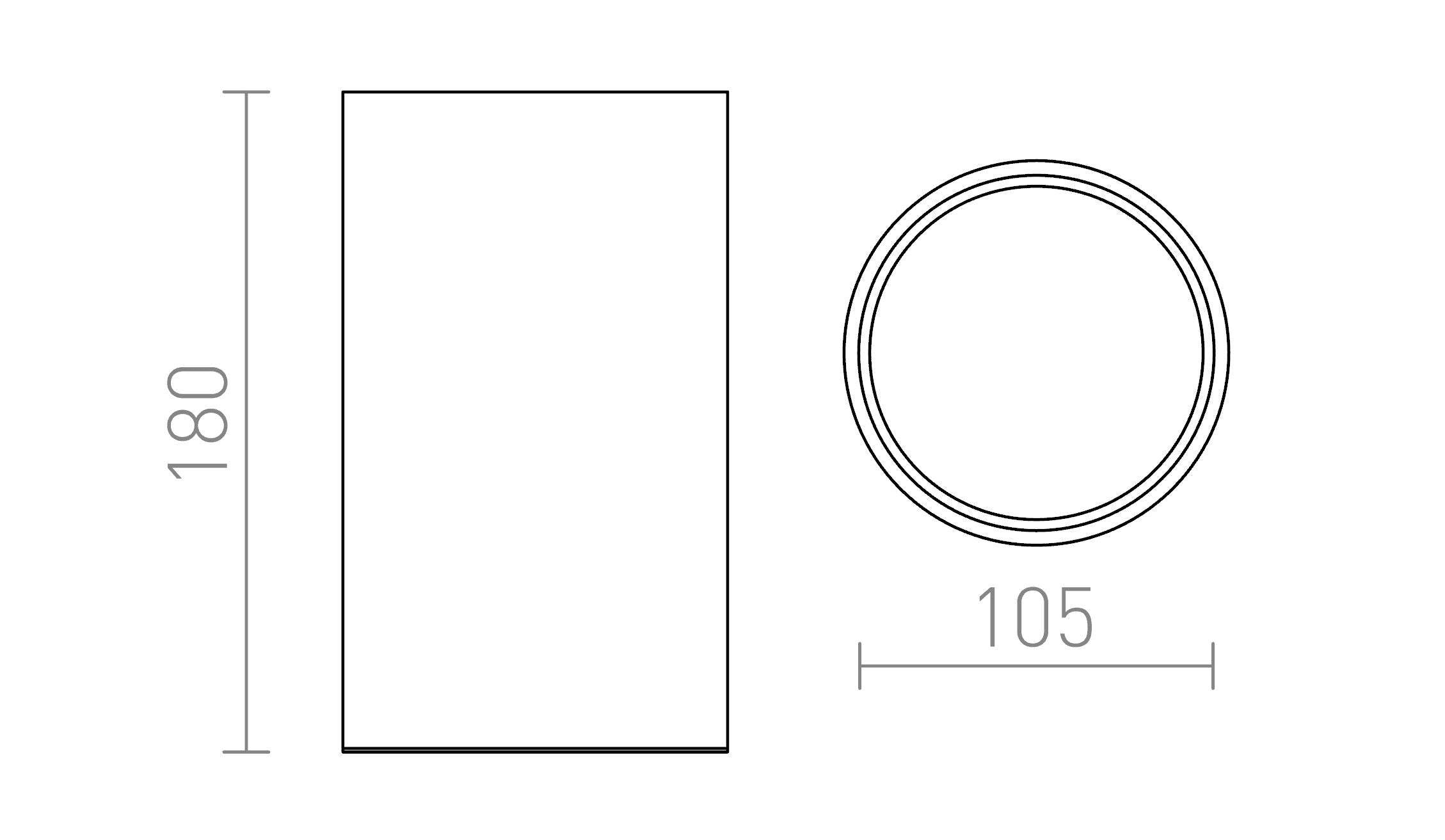 MEA CILINDER - Product sketch