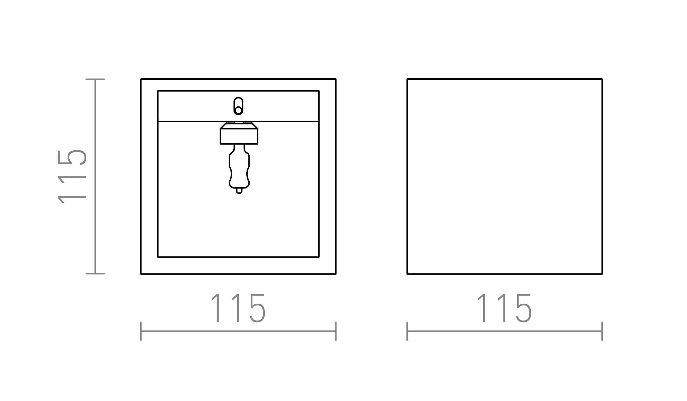 JACK SQ - Product sketch