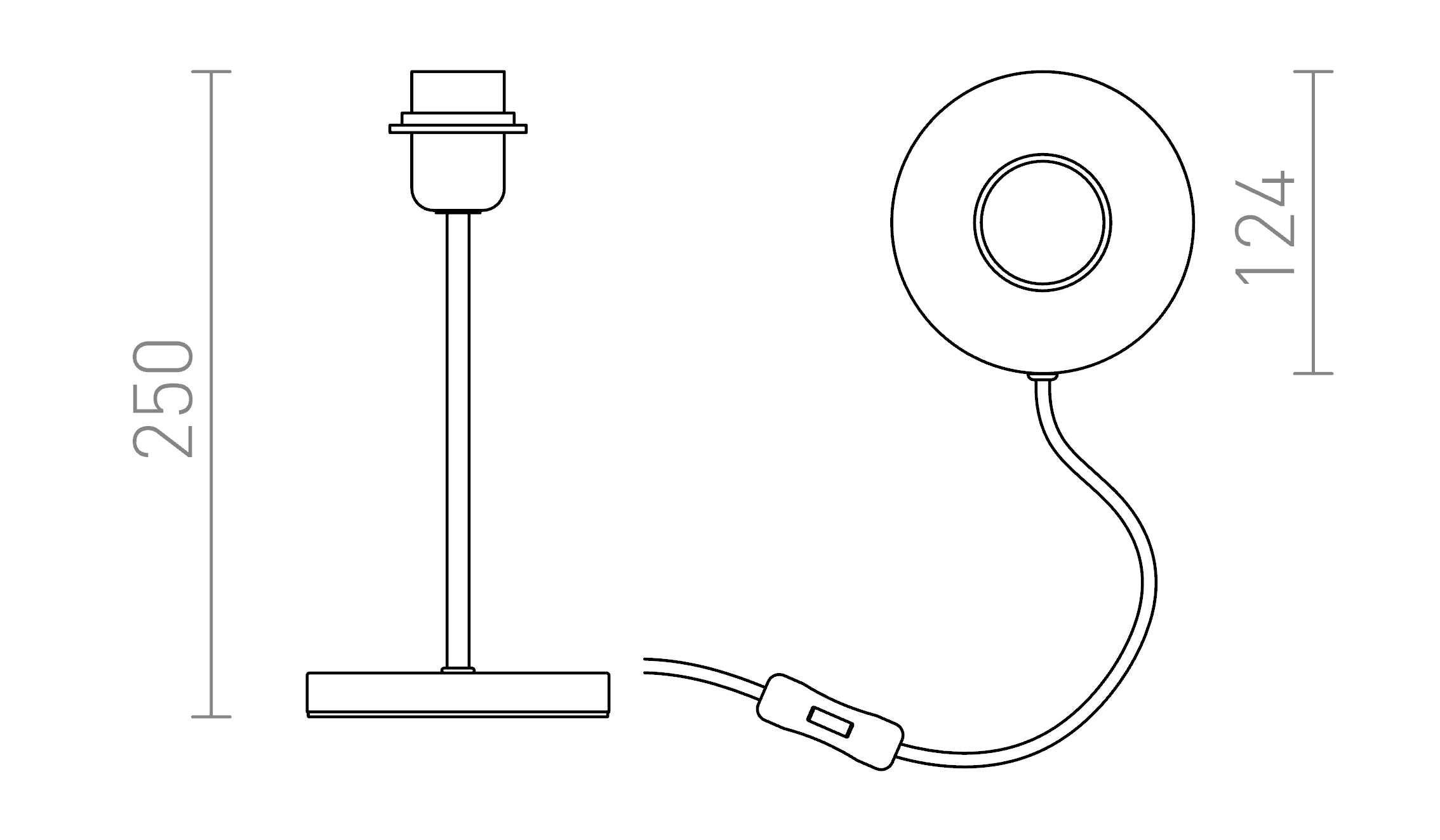 NYC TAFELVOET - Product sketch