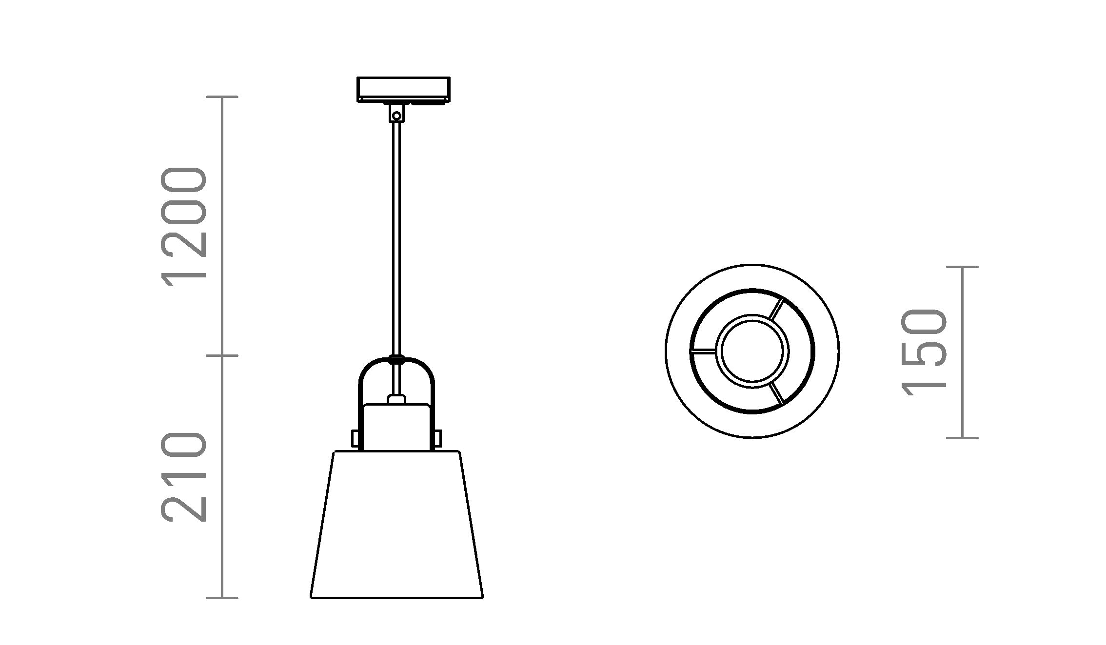 CHOUPETTE VOOR 1F. STROOMRAILS - Product sketch