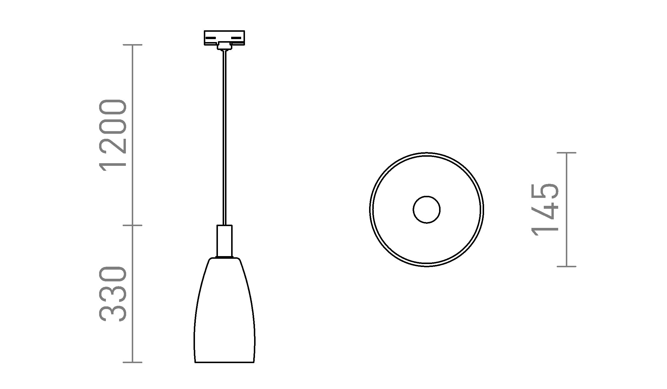 BELLINI VOOR 3-F. STROOMRAILS - Product sketch