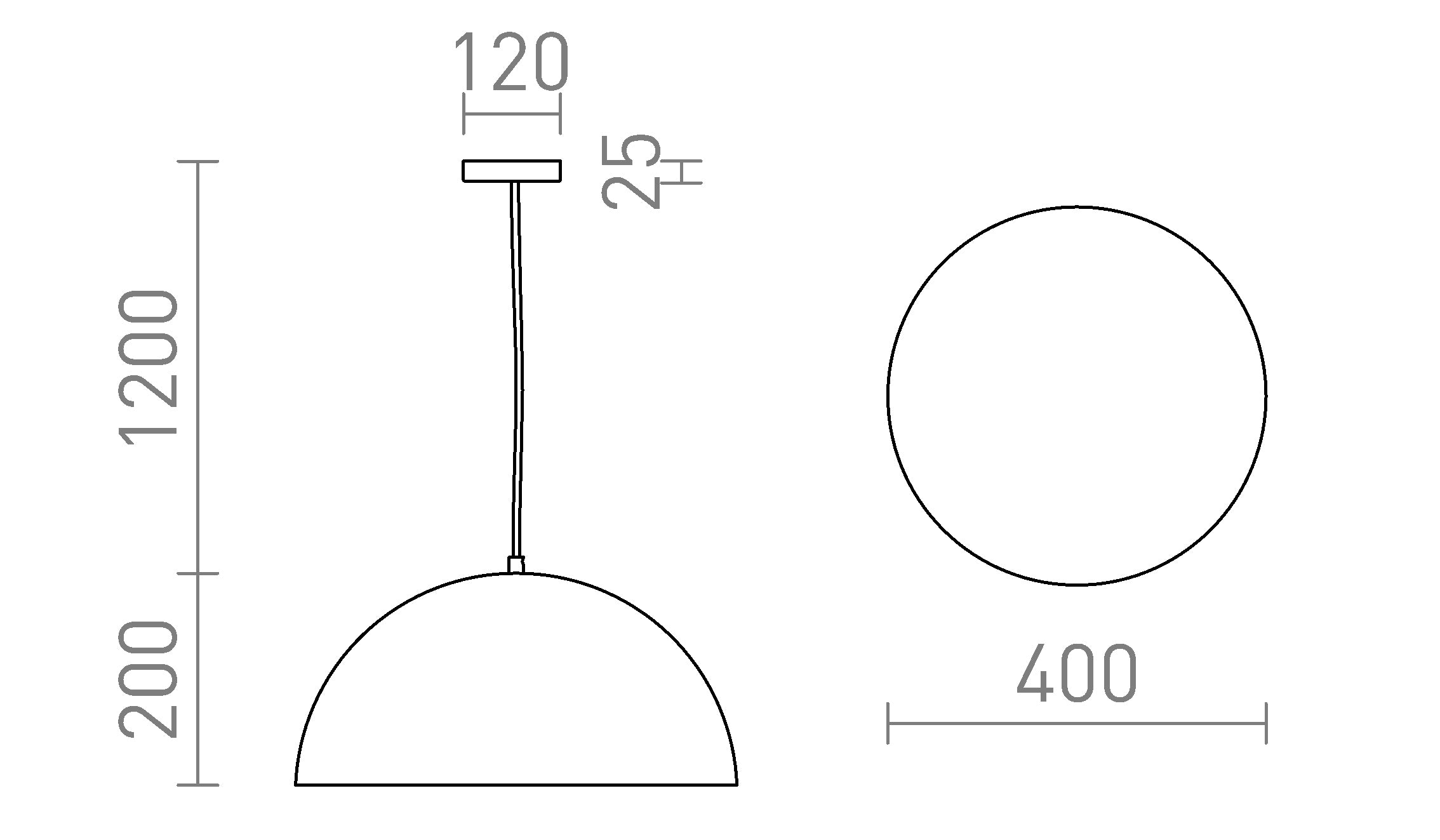 GLADYS 40 - Product sketch