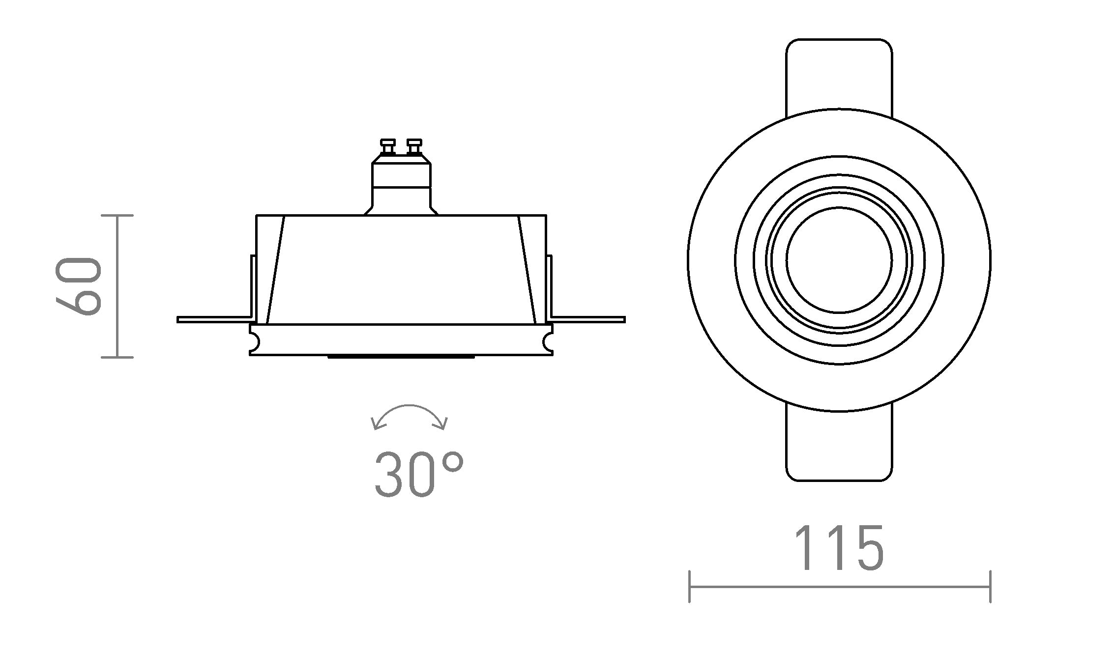 DAYTONA KANTELBAAR - Product sketch