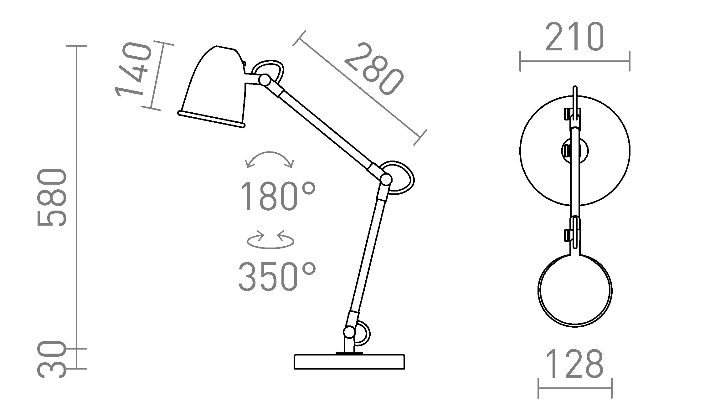 DANNY TAFELLAMP - Product sketch