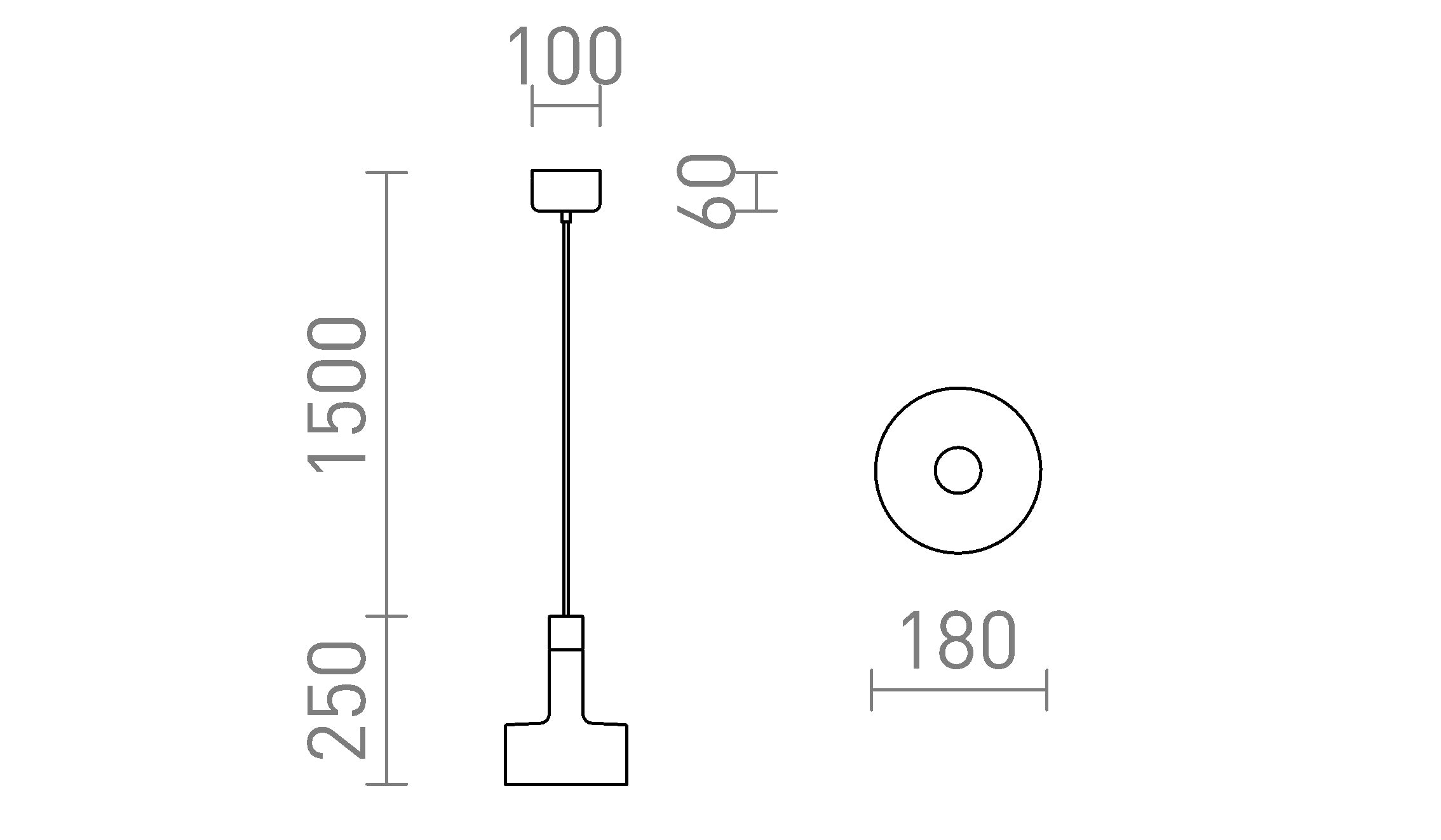DIVINA PENDENT - Product sketch