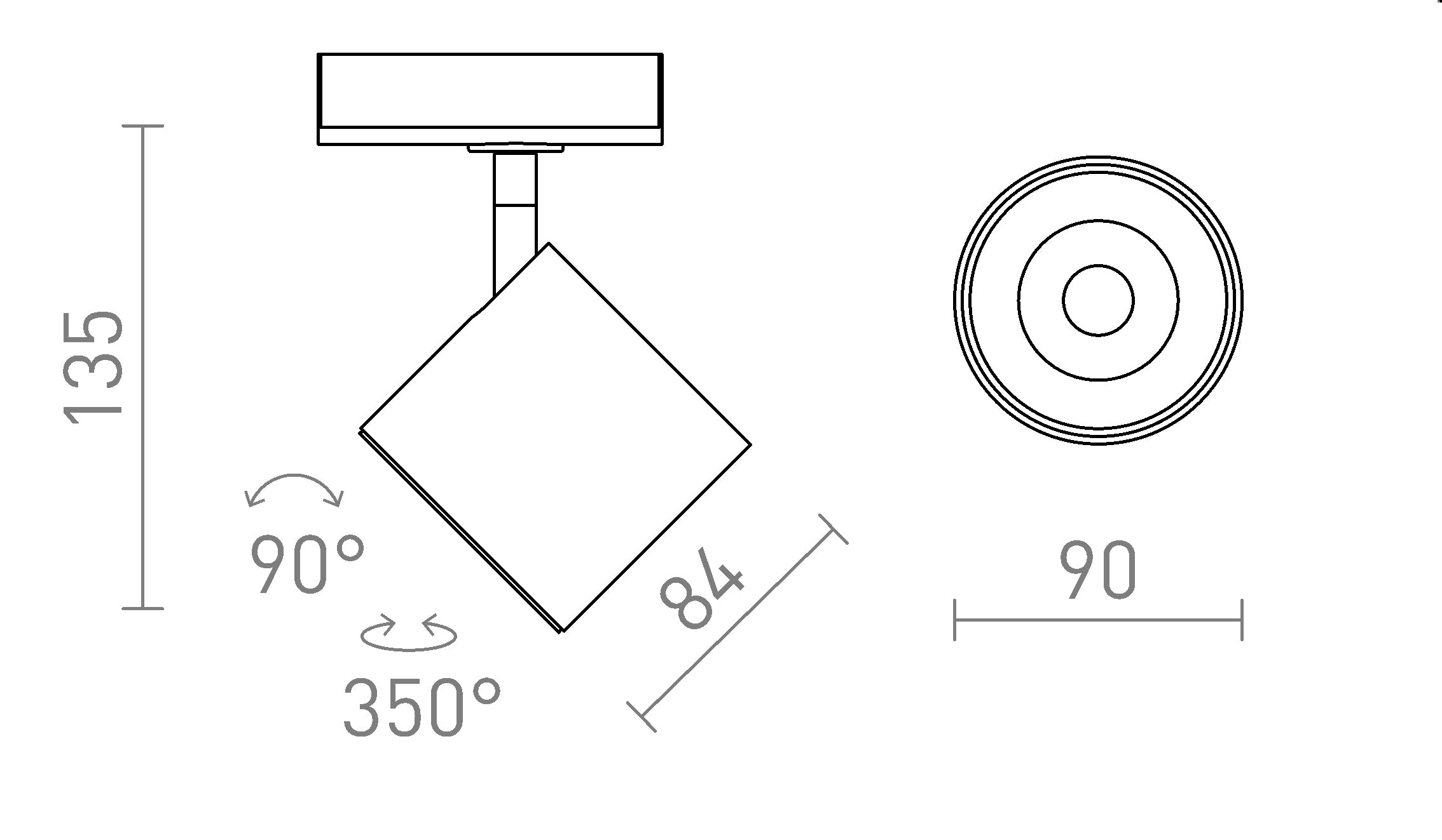 IRIS 9 VOOR 1F. STROOMRAILS - Product sketch