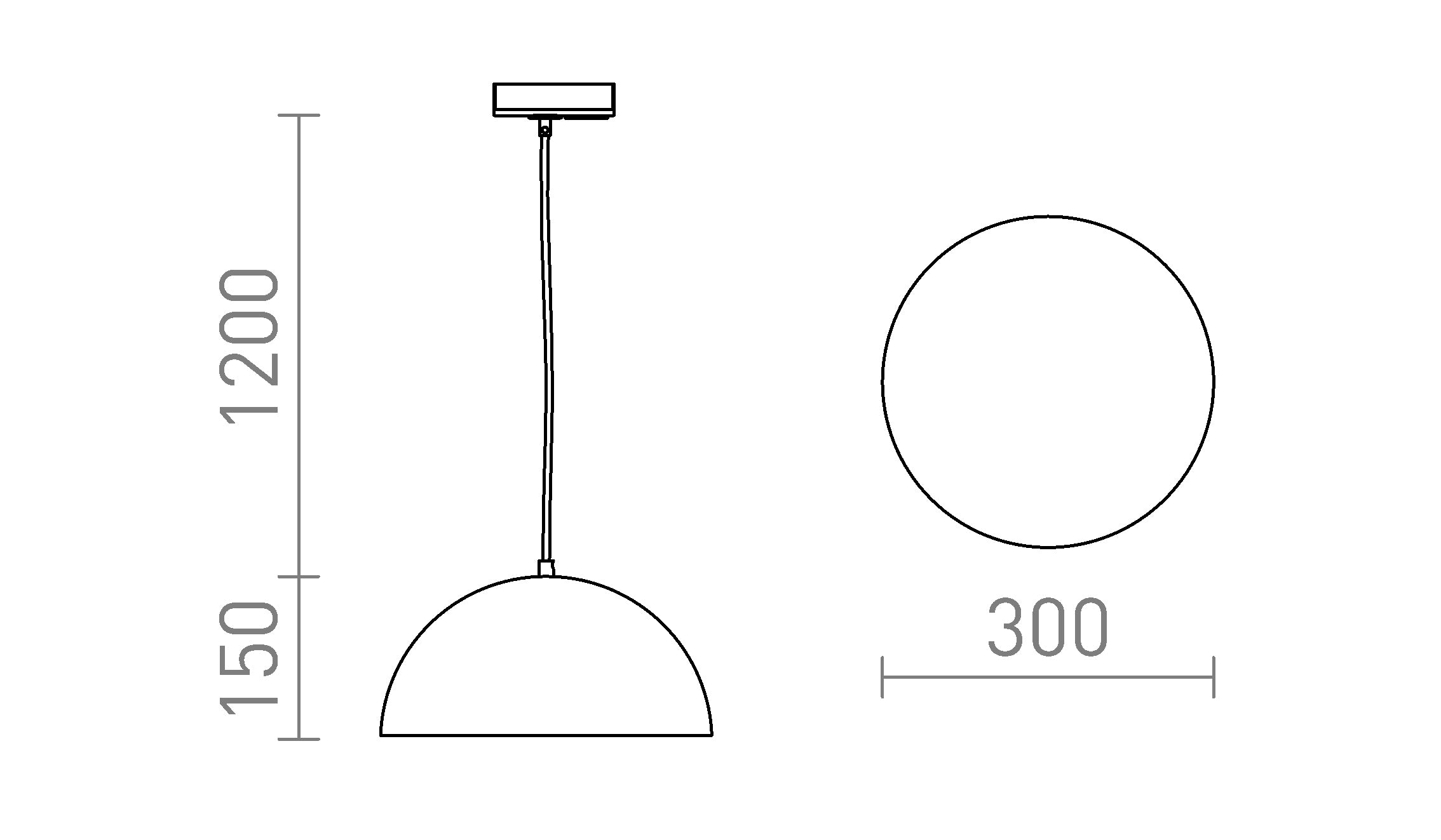 GLADYS 30 VOOR 1F. STROOMRAILS  - Product sketch