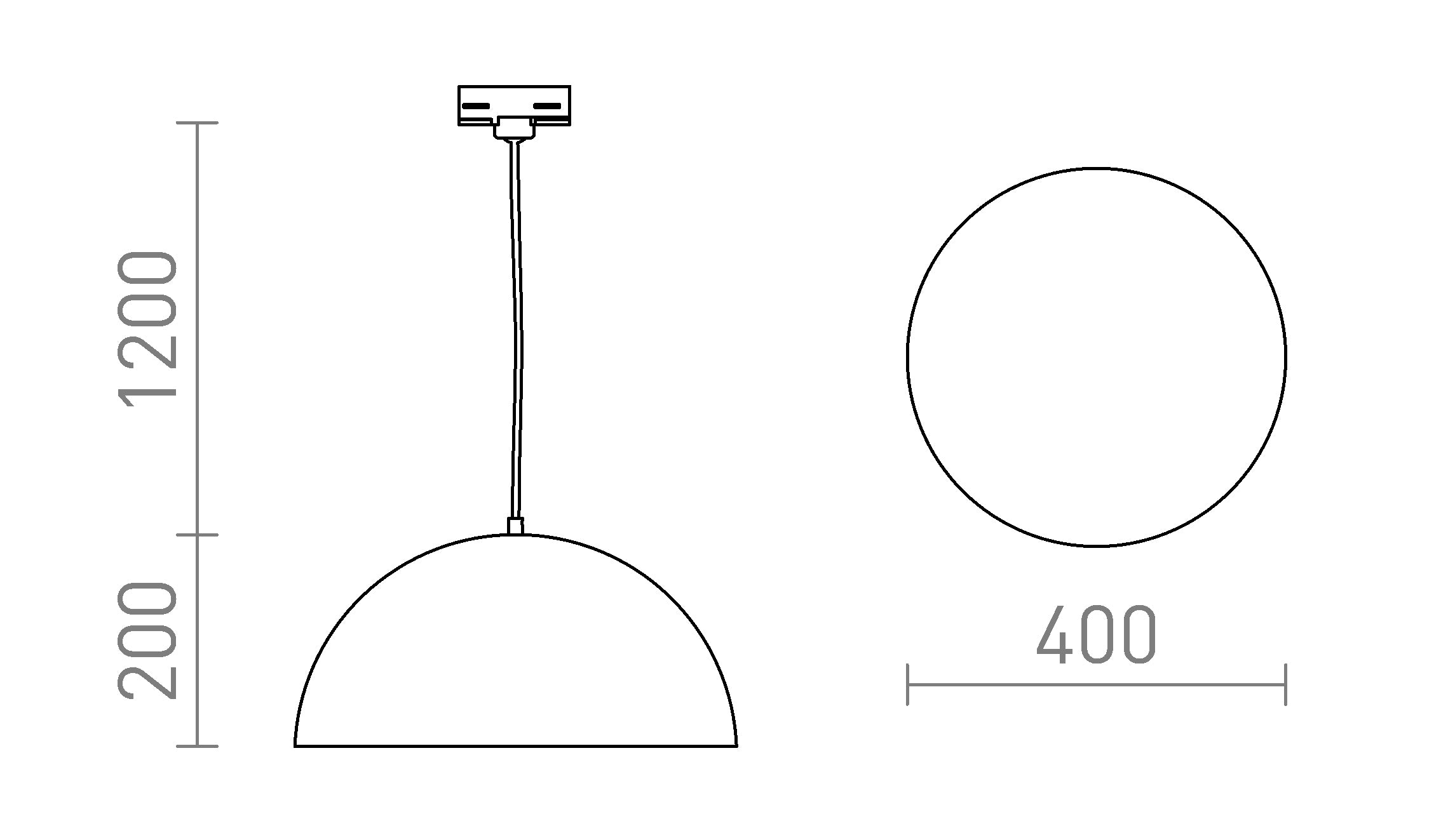 GLADYS 40 VOOR 3-F. STROOMRAILS - Product sketch