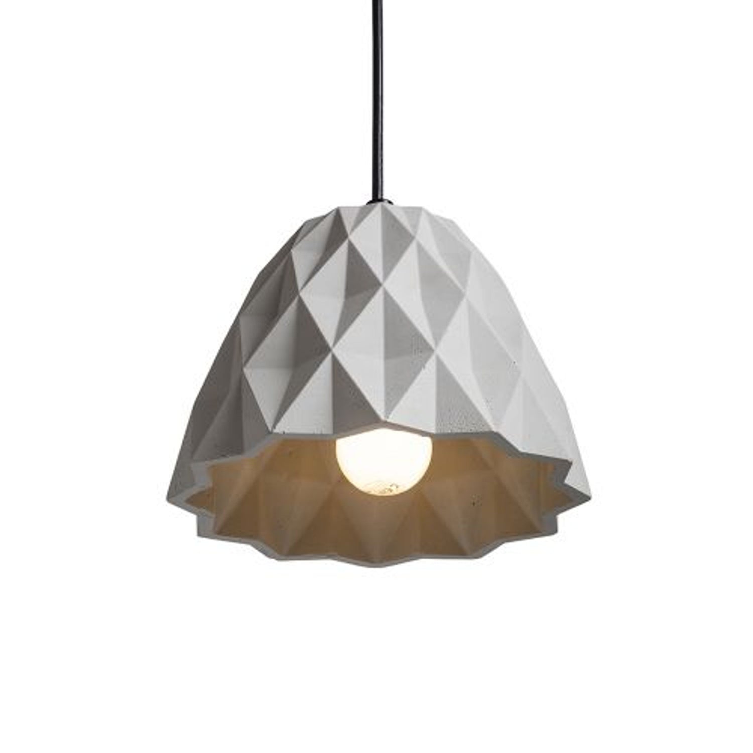 Betonnen lampen