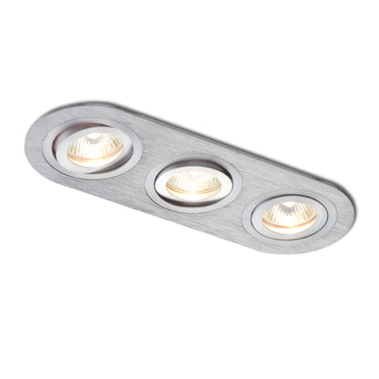 RENDL Outlet BIZZ III directional brushed aluminum 12V GU5,3 3x50W R10210 1