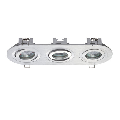 RENDL Outlet BIZZ III directional brushed aluminum 12V GU5,3 3x50W R10210 5