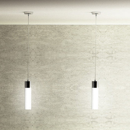 RENDL pendant lamp EIGHT pendant  opal-colored glass/chrome 230V LED E27 11W R10493 3