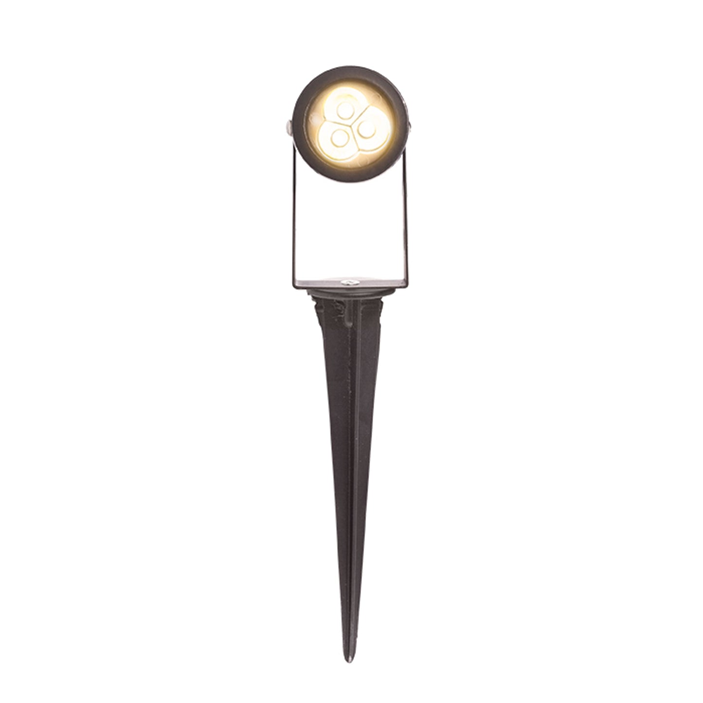 RENDL outdoor lamp GUN on spike black 230V LED 3x1W 30° IP65 3000K R10530 9