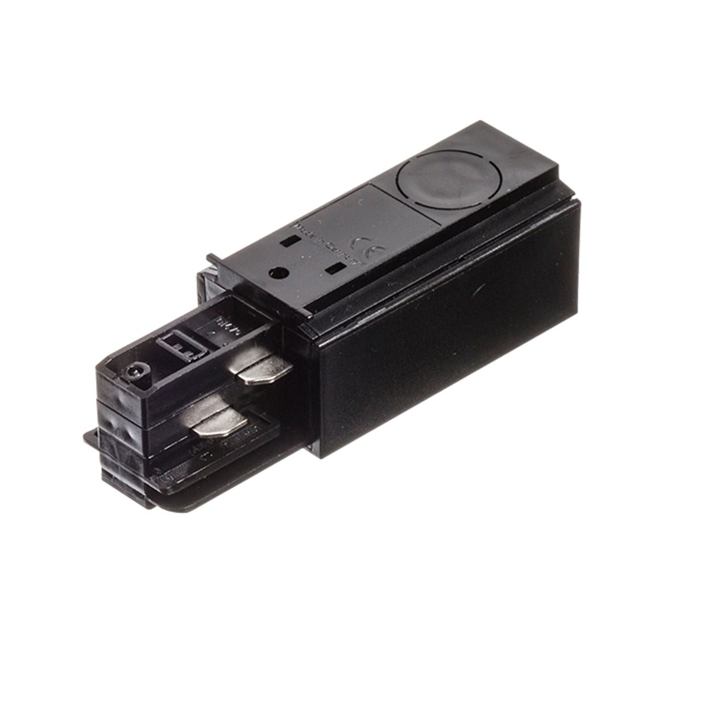 RENDL 3-circuit track system EUTRAC feed-in, polarity right black 230V  R11312 3