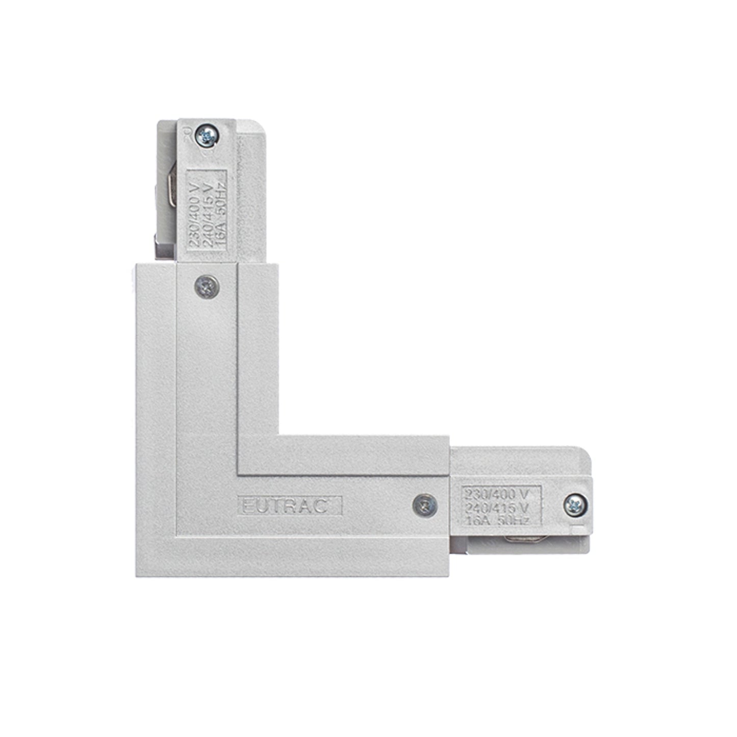 RENDL 3-circuit track system EUTRAC L connector outer polarity silver grey 230V  R11325 2