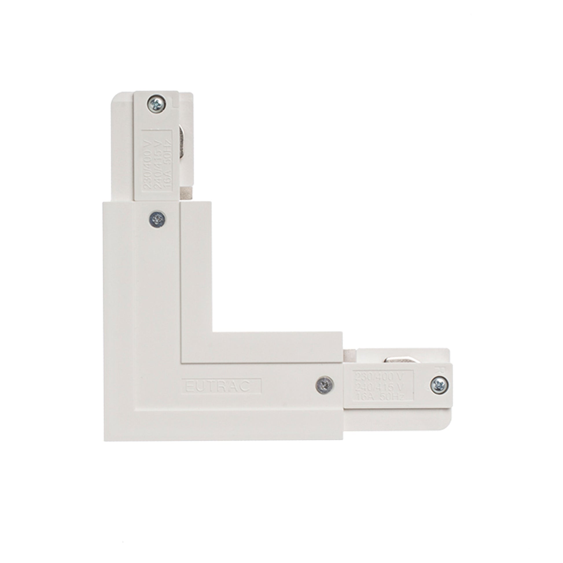 RENDL 3-circuit track system EUTRAC L connector inner polarity white 230V  R11326 2