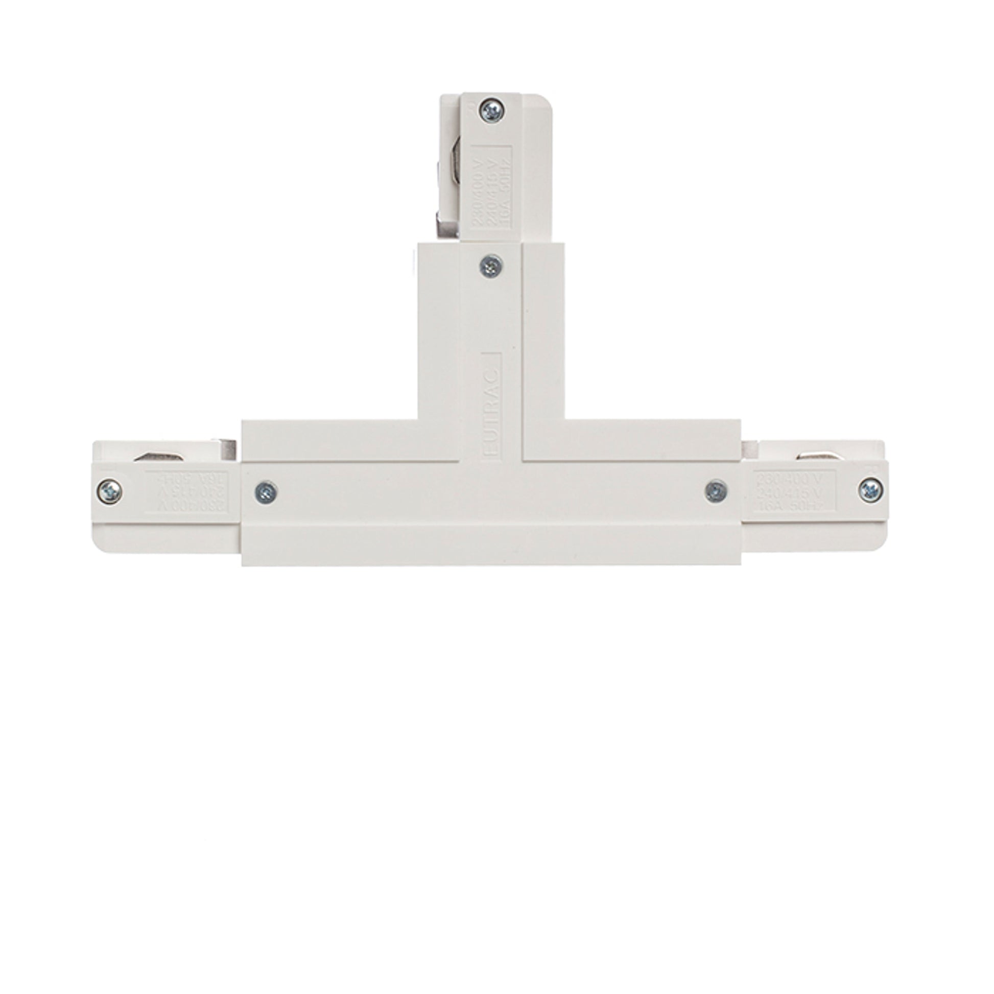 RENDL 3-circuit track system EUTRAC T connector, polarity right white 230V  R11332 2