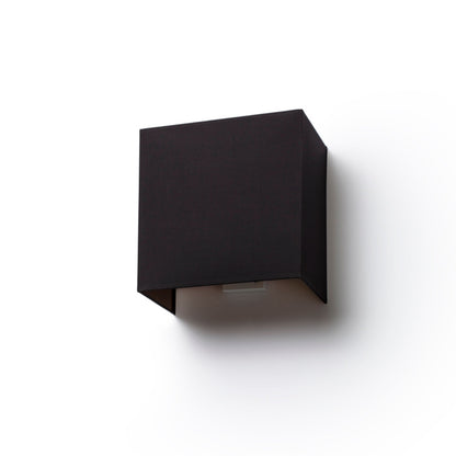 RENDL wall lamp LOPE W 25/14 wall  Polycotton black/copper foil 230V LED E27 15W R11377 1