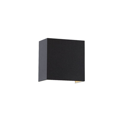 RENDL wall lamp LOPE W 25/14 wall  Polycotton black/copper foil 230V LED E27 15W R11377 6