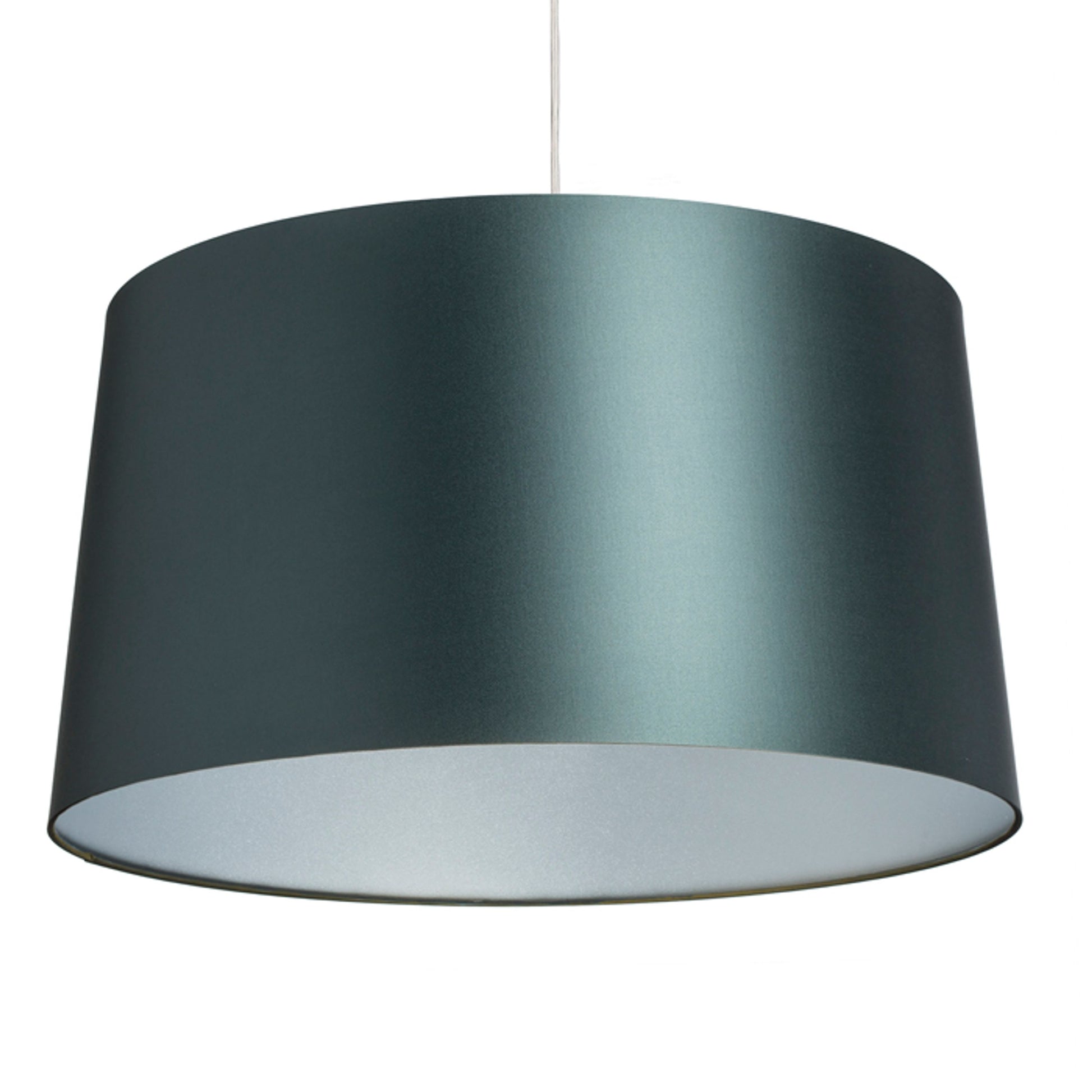 RENDL shades, shade bases, pendent sets ASPRO 55/30 shade  Monaco petrol blue/silver PVC  max. 23W R11577 1