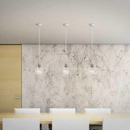 RENDL shades, shade bases, pendent sets HEX pendant set WB+WC+CHF+CHC1   230V LED E27 15W R11917 7