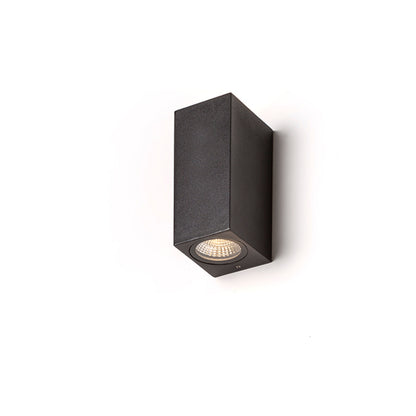 RENDL outdoor lamp KUBI II  anthracite grey  230V LED 2x3W 56° IP54  3000K R12028 1
