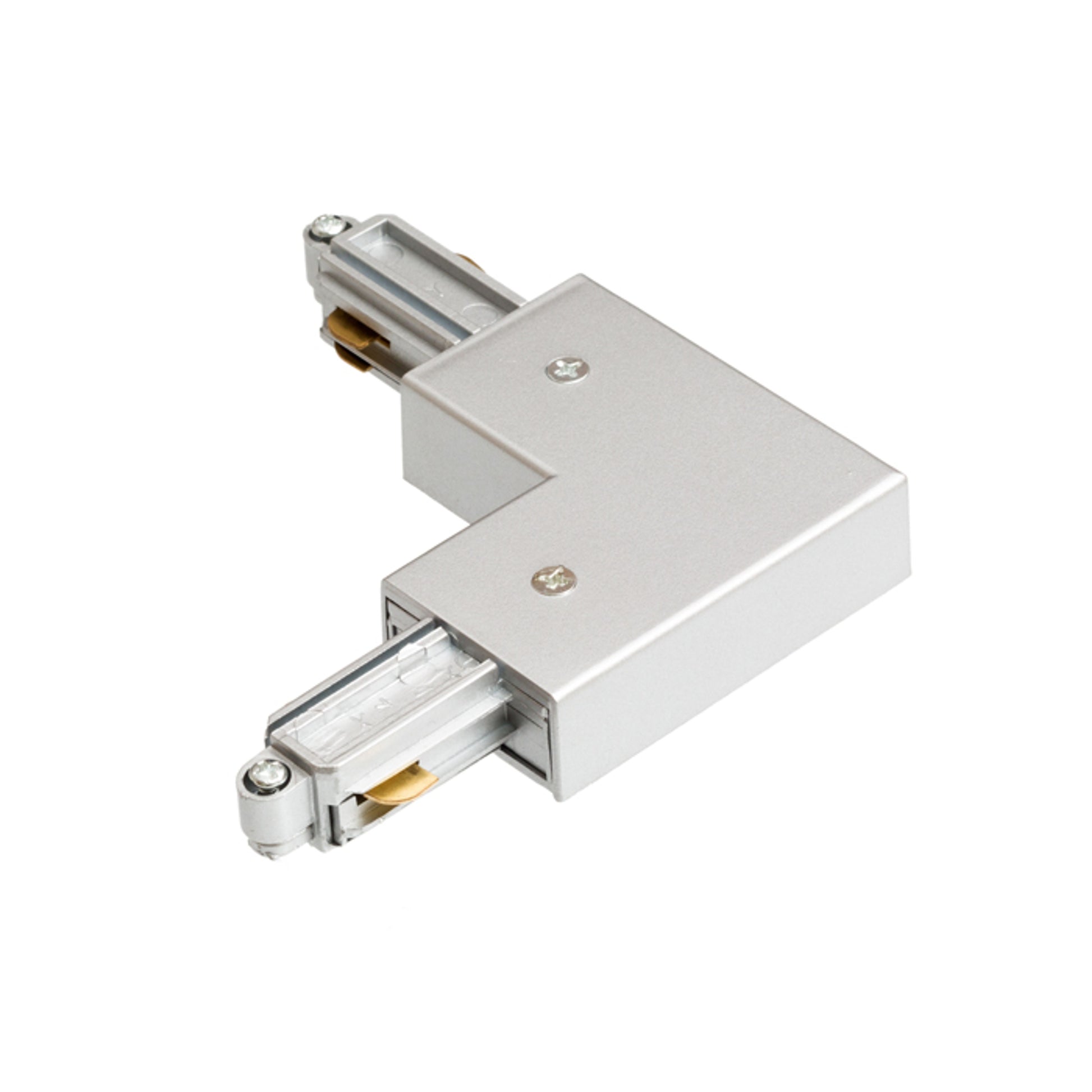 RENDL 1-circuit track system 1F L connector (outer polarity) silver grey  230V  R12268 1