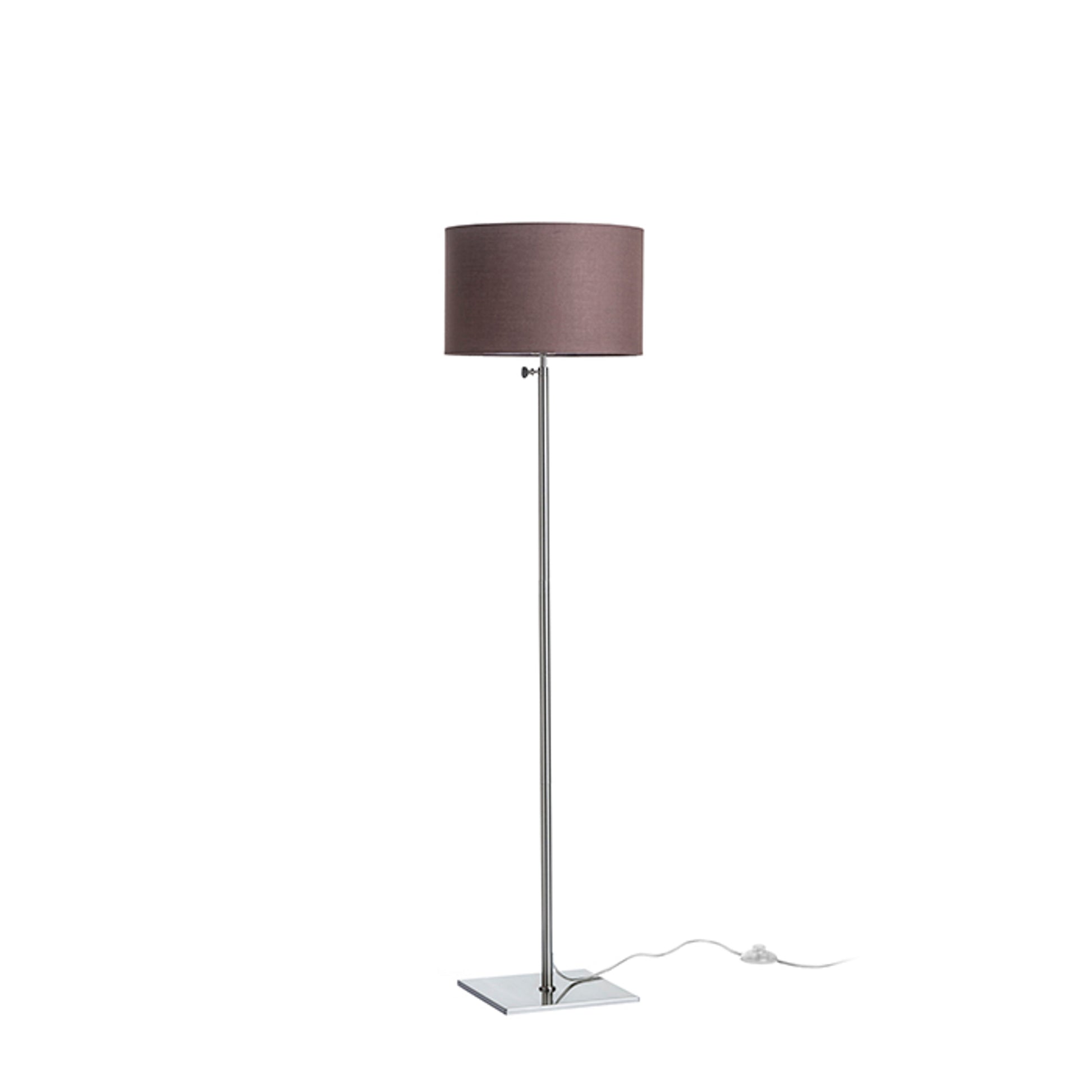 RENDL floor lamp EDIKA floor brown matt nickel 230V LED E27 15W R12666 2