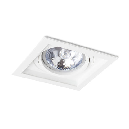 RENDL recessed light GRANADA SQ  white  230V LED G53 15W R12707 3