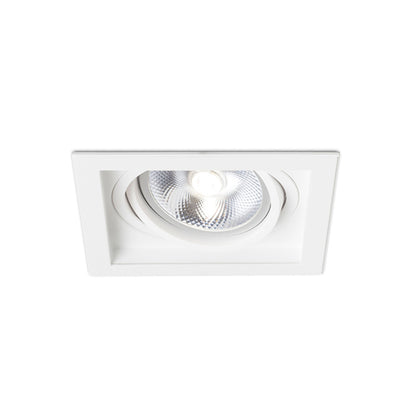 RENDL recessed light GRANADA SQ  white  230V LED G53 15W R12707 5