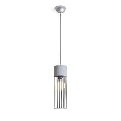 RENDL pendant lamp BURTON pendant  concrete 230V LED E27 11W R12931 5