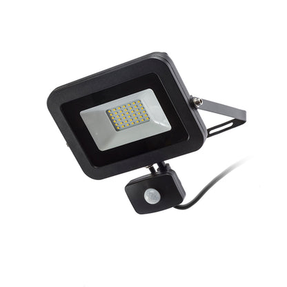 RENDL outdoor lamp PONTA with sensor black 230V LED 30W 120° IP54 3000K R12982 3