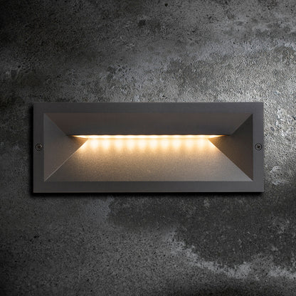 RENDL outdoor lamp RAGG recessed black 230V LED 12W IP65 3000K R13621 3