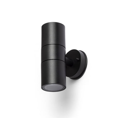 RENDL outdoor lamp SORANO II wall black plastic 230V LED GU10 2x8W IP44 R13634 4