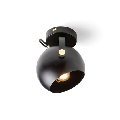 RENDL spotlight AGNETA surface mounted black  230V LED E27 11W R13894 3