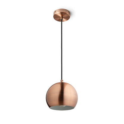 RENDL pendant lamp AGNETA pendant  brushed copper 230V LED E27 11W R13900 5