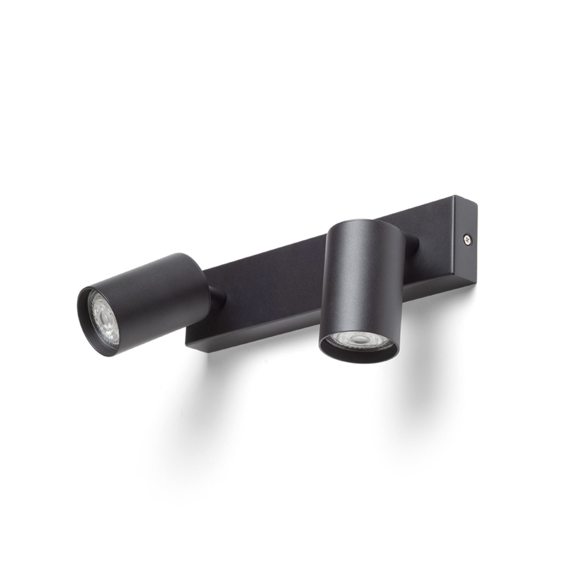 RENDL spotlight DUDE II surface mounted black 230V LED GU10 2x9W R13923 2
