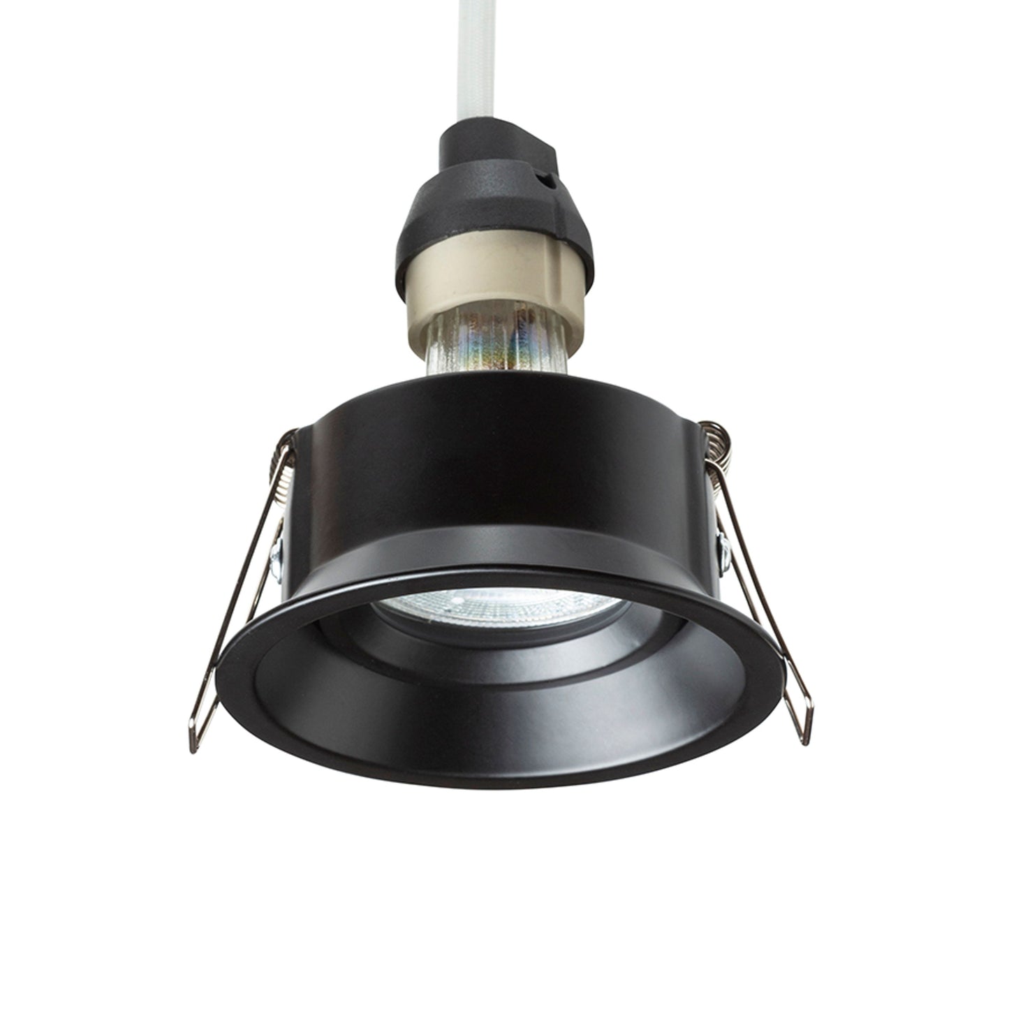 RENDL recessed light SOBER recessed black 230V LED GU10 7W R14100 3