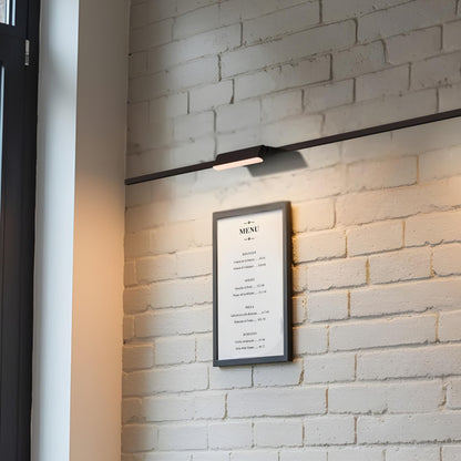 RENDL Ultra-thin track system OXONIA 22 with tilt-function for the VEGA/WAVE system black  24= LED 12W 110°  3000K 4000K 6500K R14322 3