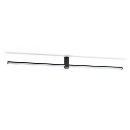 RENDL wall lamp CLARIS 120 surface mounted black frosted acrylic 230V LED 2x12W  3000K R14412 3